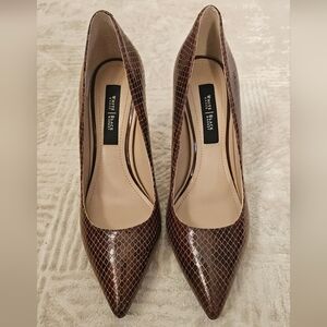 White House Black Market Brown Pumps